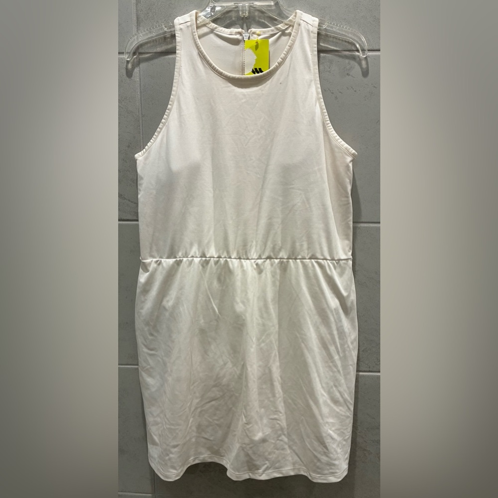 NWT All In Motion Active Dress Off White Built In Shorts Size Large